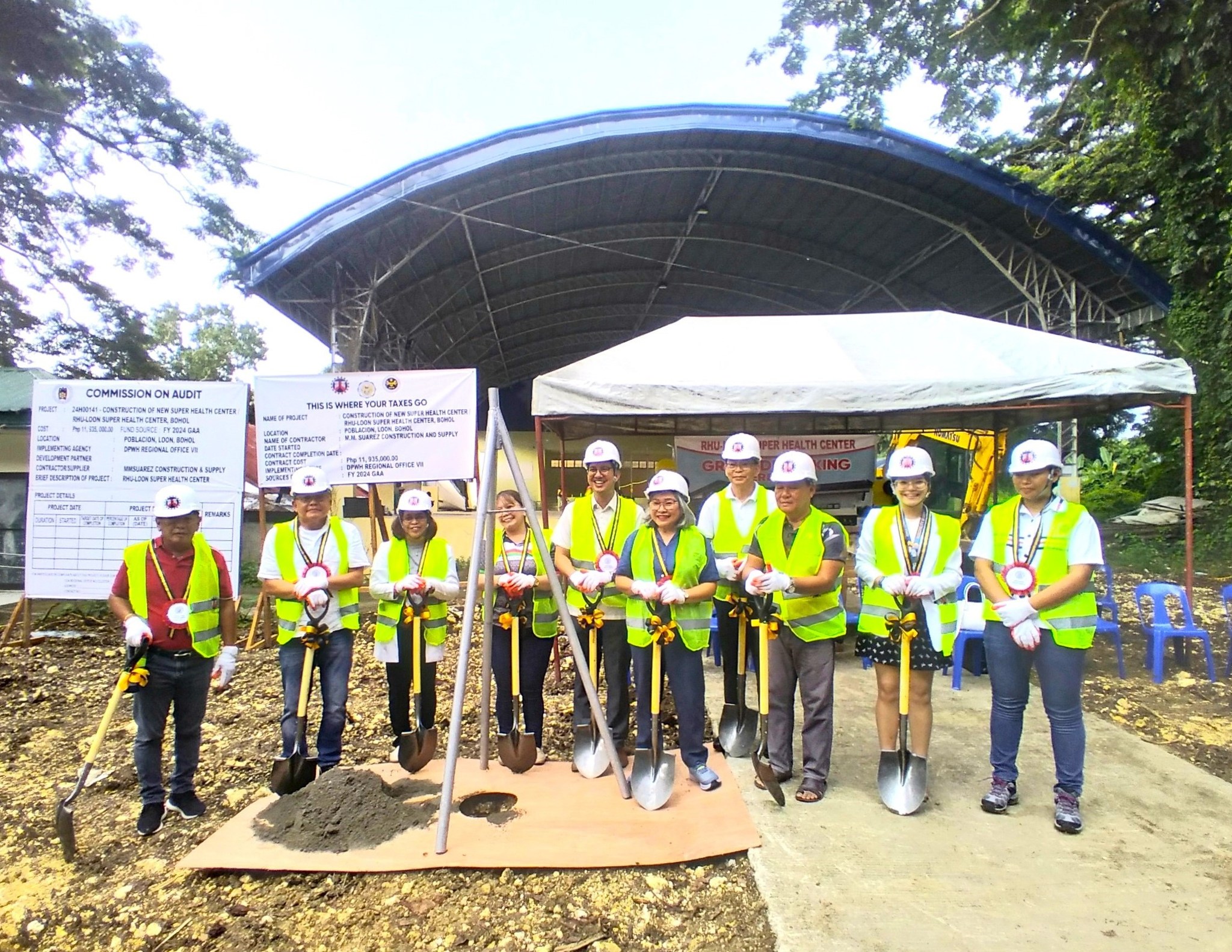 CONSTRUCTION OF NEW LOON SUPER HEALTH CENTER